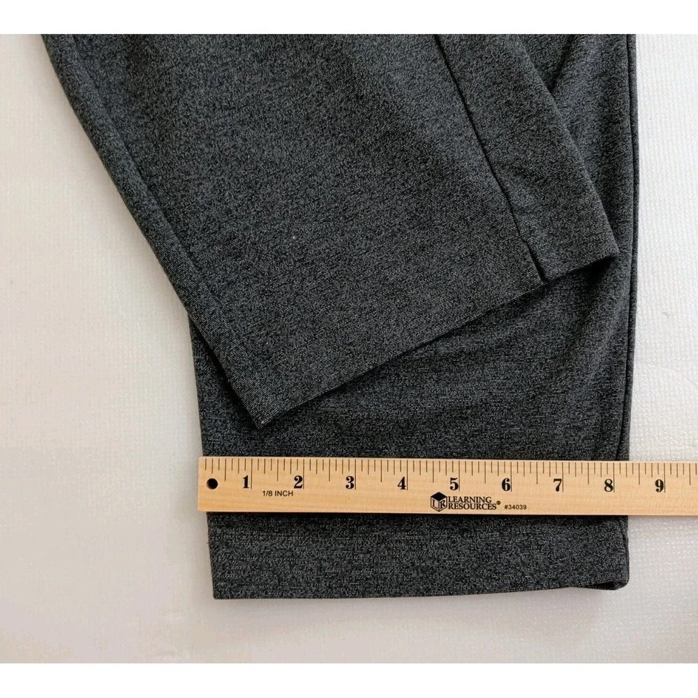 J Jill Wearever Pull On Pants Women 3X Gray Elastic Waist Stretchy Office Casual